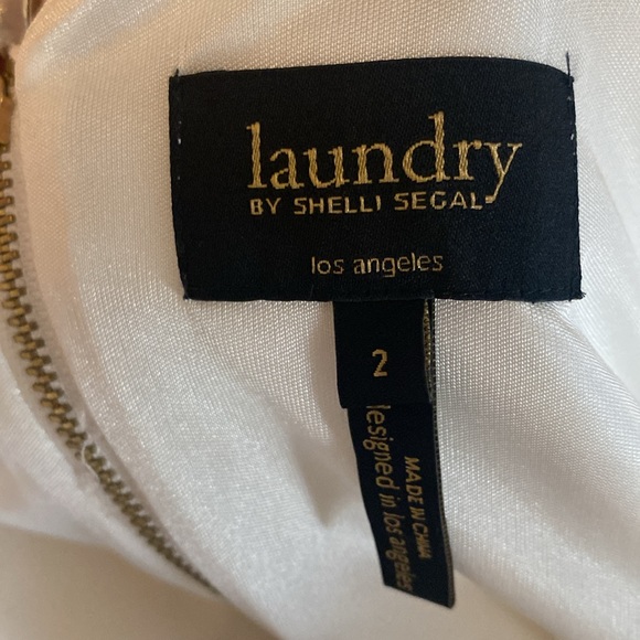 Laundry Cream/Black Size 2 Dress - Picture 3 of 3